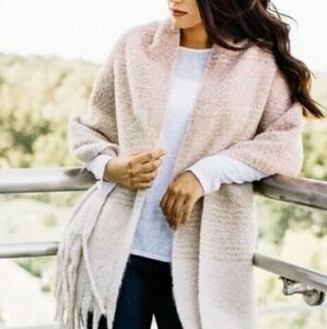 Cozy soft Women's Wrap or bulky scarf